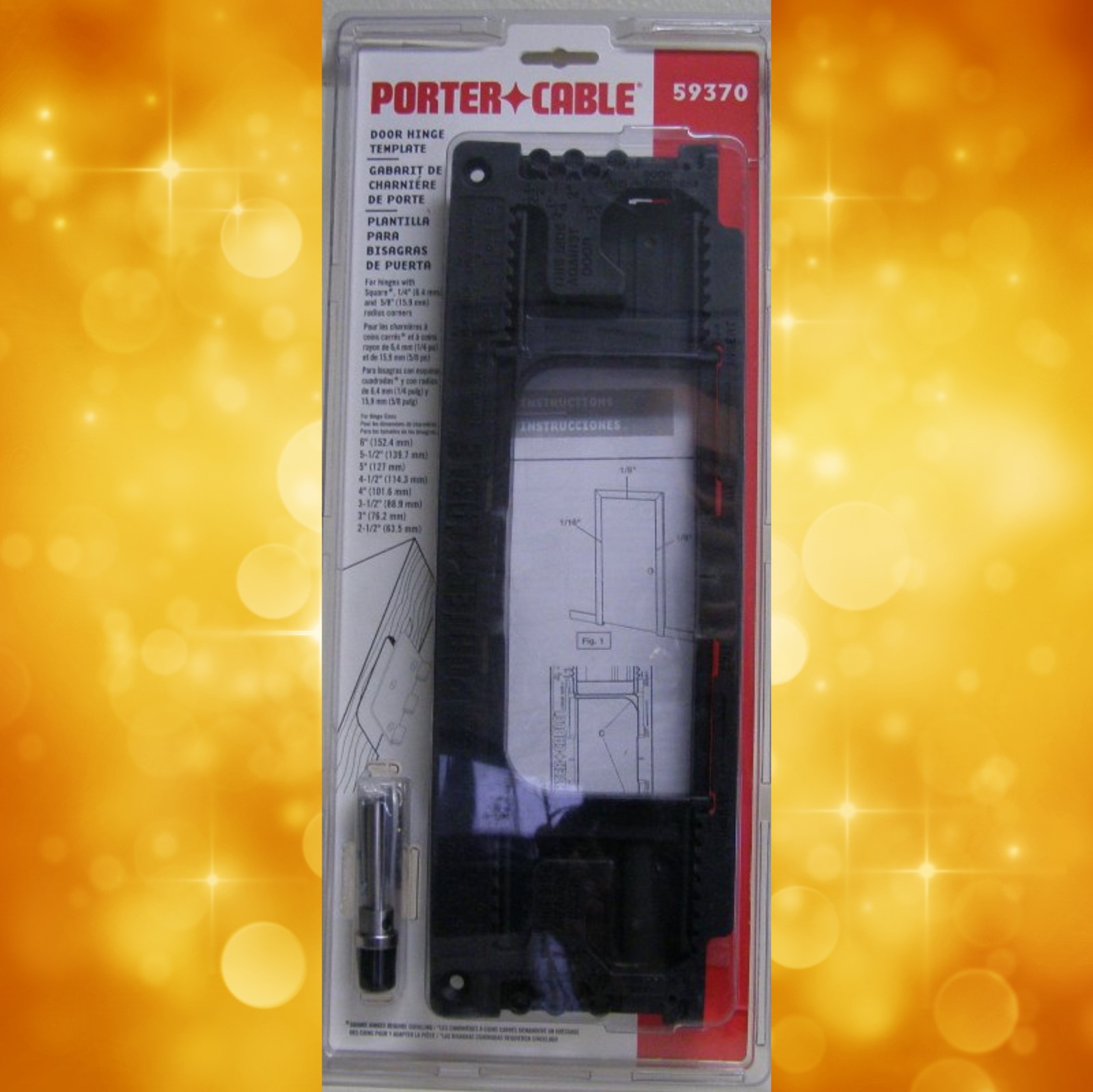 Porter Cable 59370 Door Hinge Templet 59370